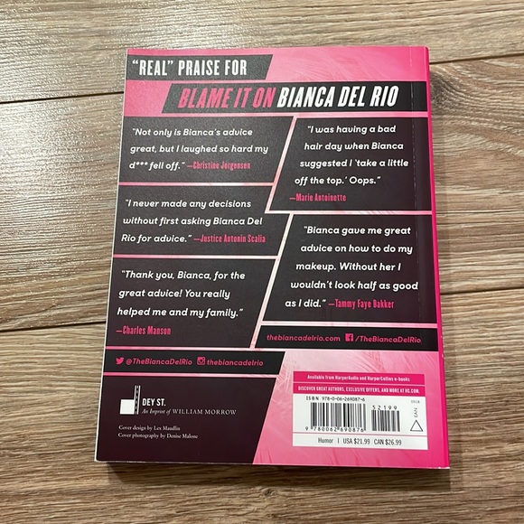 📚 5/$20 📚 Blame it on Bianca Del Rio - Picture 2 of 2